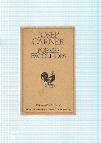 Poesies escollides de Josep Carner