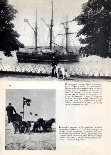 LAMINA V36377: Roald Amundsen ante el Fram