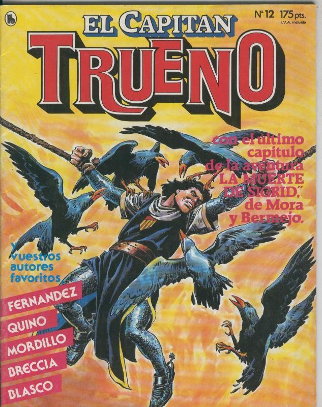 Bruguera: El Capitan Trueno revista numero 12: La muerte de Sigrid