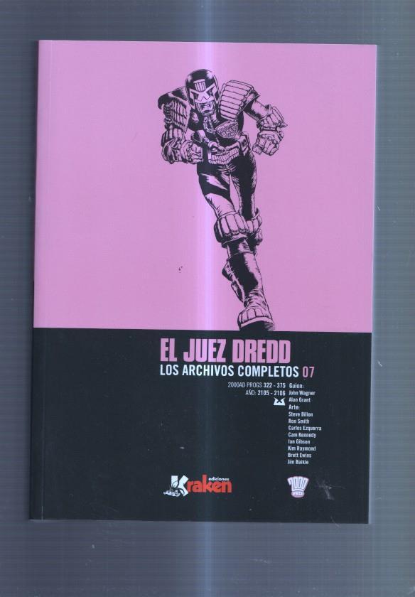El Juez Dredd los archivos completos volumen 07