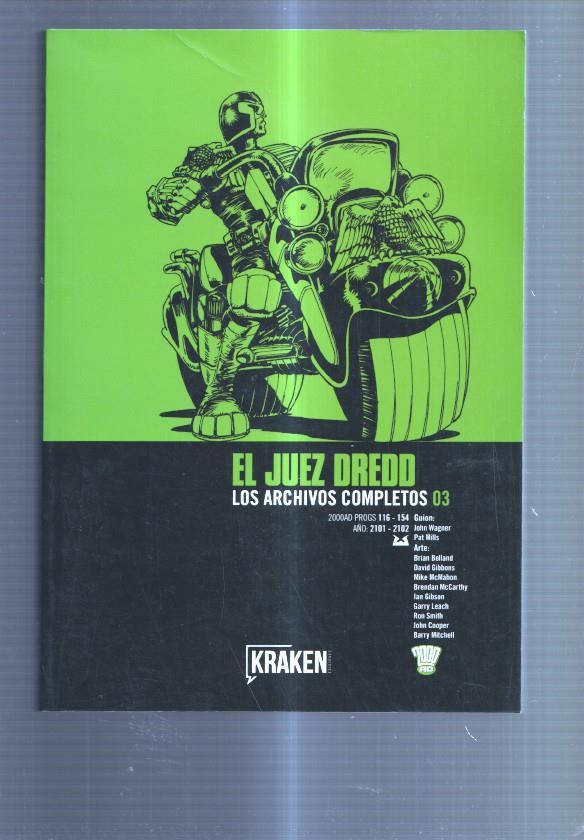 El Juez Dredd los archivos completos volumen 03