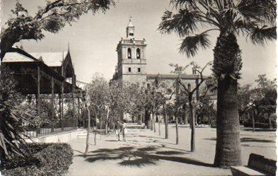 POSTAL PV08806: Parque de Jose Antonio en Villanueva de la Serena