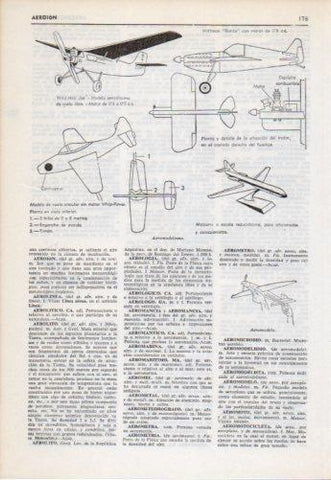 LAMINA V38202: Aeromodelismo