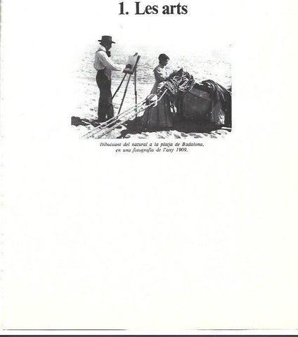 LAMINA 35931: Dibujante en la playa de Badalona en 1909
