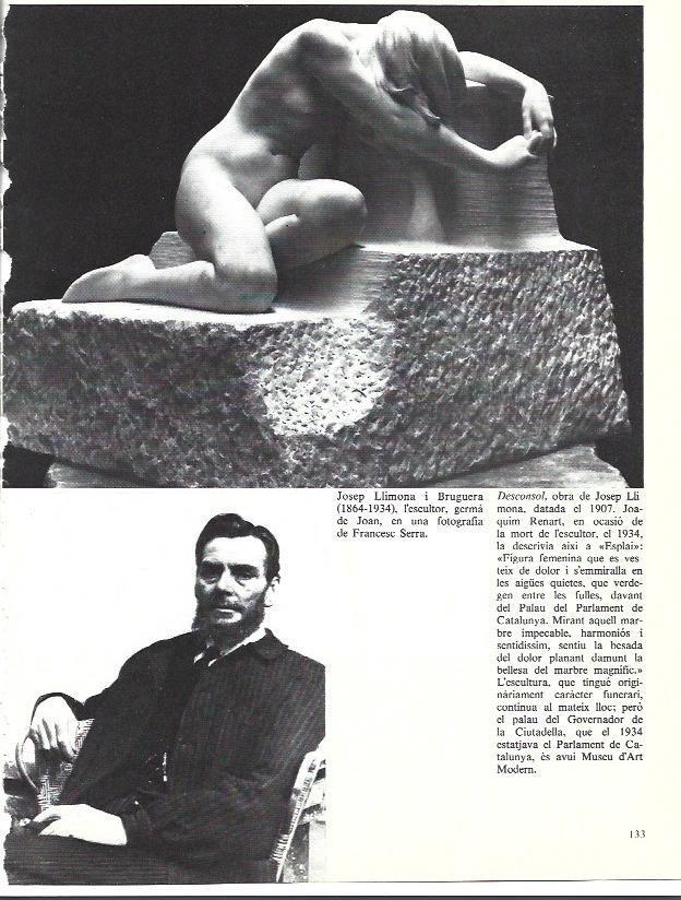 LAMINA 35936: Desconsol, por Josep Llimona
