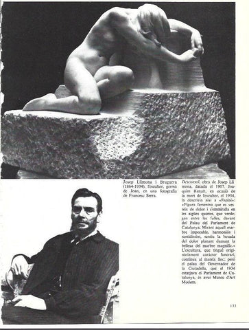 LAMINA 35936: Desconsol, por Josep Llimona