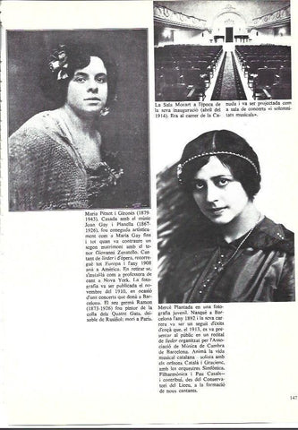LAMINA 35943: Maria Pitxot, Sala Mozart y Merce Plantada