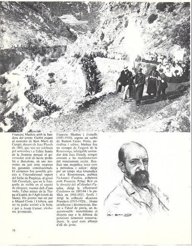 LAMINA 35910: Francesc Matheu en el Canigo