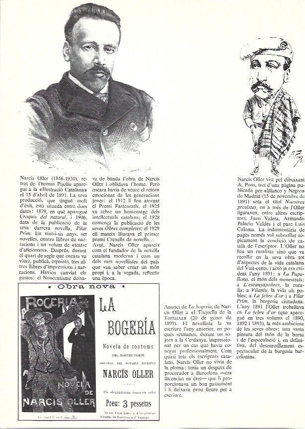 LAMINA 35914: Anuncio de La bogeria de Narcis Oller