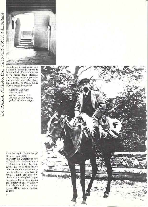 LAMINA 35918: Joan Maragall a caballo
