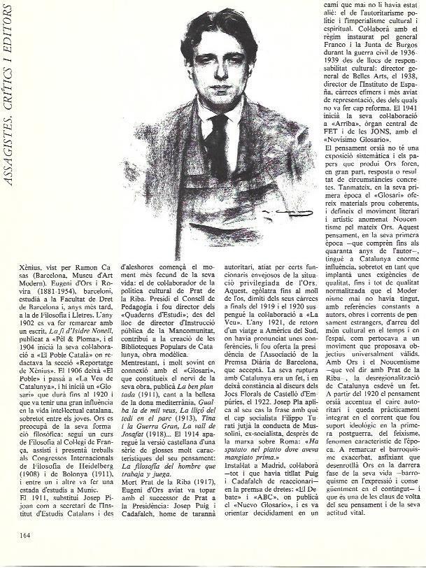 LAMINA 35951: Xenius, por Ramon Casas
