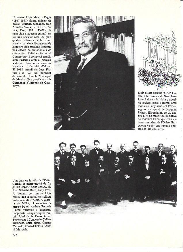 LAMINA 35978: Luis Millet y El Orfeo cAtala en 1921