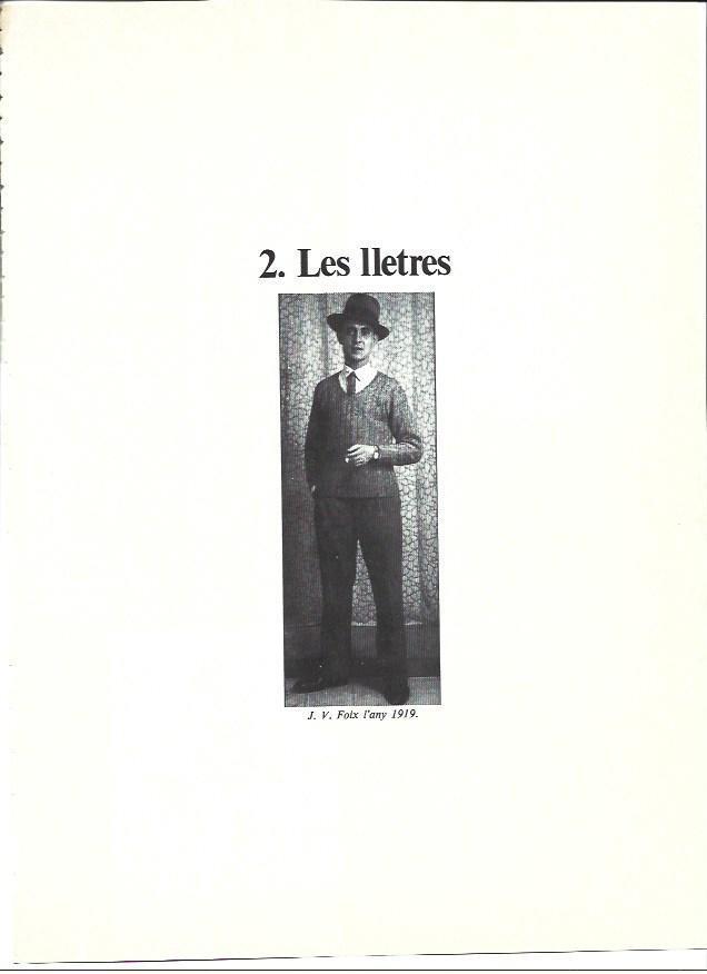 LAMINA 35980: J. V. Foix en 1919
