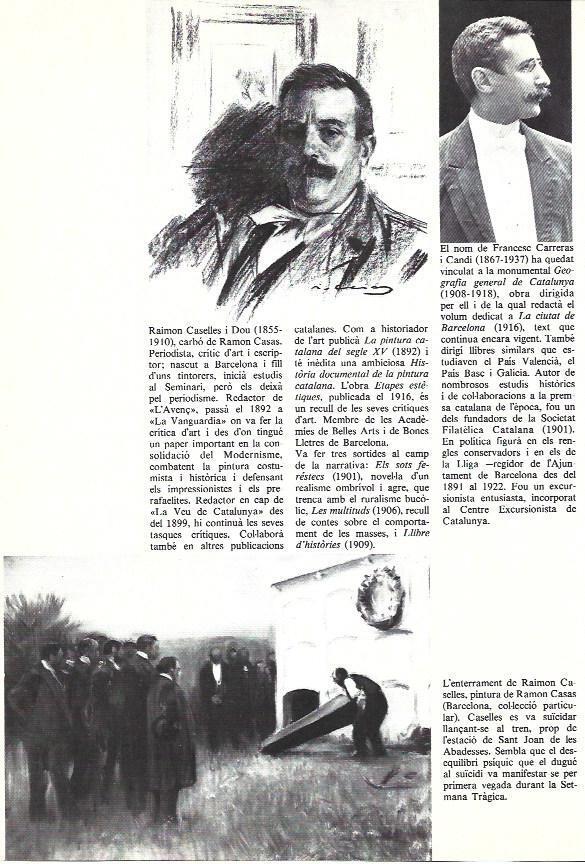 LAMINA 35952: Raimon Caselles, por Ramon Casas y Francesc Carreras i Candi