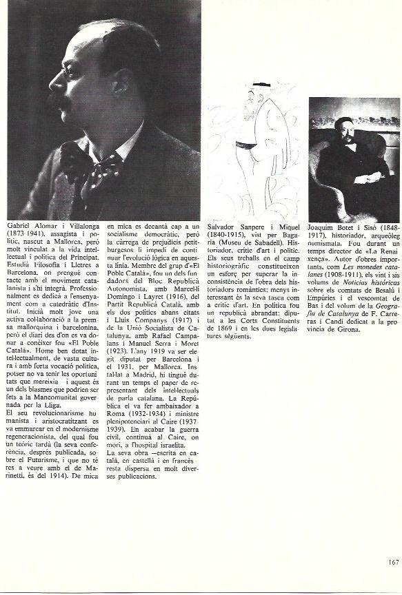 LAMINA 35953: Gabriel Alomar, Salvador Sanpere y Joaquim Botet