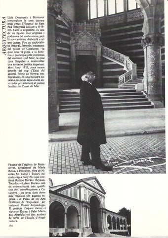 LAMINA 35964: Lluis Domenech i Montaner e iglesia de Maria Reina en Barcelona