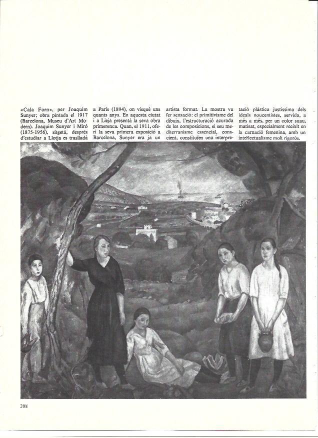 LAMINA 35970: Cala Forn, por Joaquim Sunyer