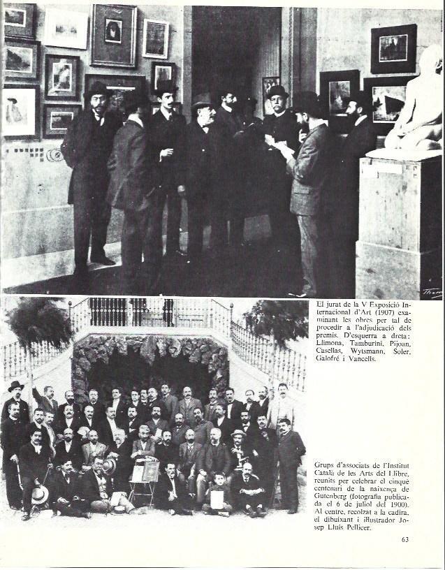 LAMINA 35903: Jurado de la V Exposicion Internacional de Arte en Barcelona