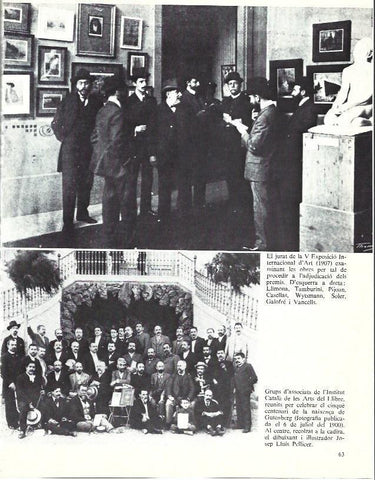 LAMINA 35903: Jurado de la V Exposicion Internacional de Arte en Barcelona