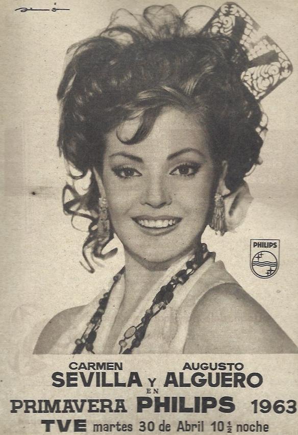 LAMINA 35841: Publicidad de Philips con Carmen Sevilla