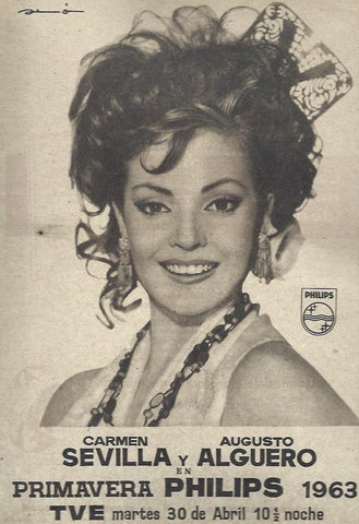LAMINA 35841: Publicidad de Philips con Carmen Sevilla