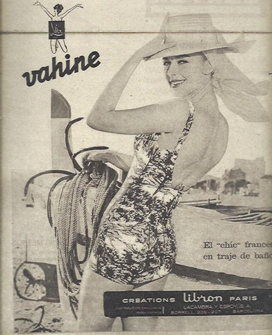 LAMINA 35843: Publicidad de trajes de balo Vahine