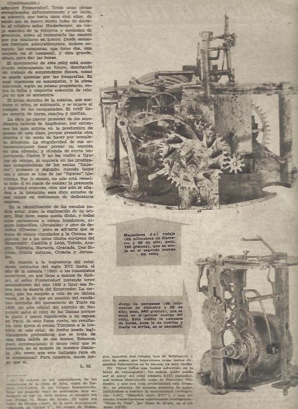LAMINA 35846: Mecanismo del reloj de Juanelo Turriano