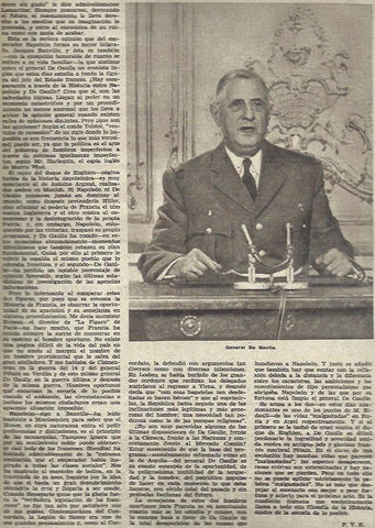 LAMINA 35848: General De Gaulle