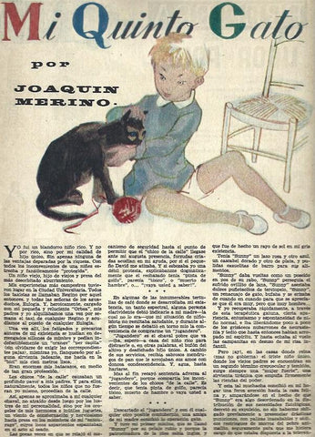 LAMINA 35856: Ilustgracion par Mi quinto gato
