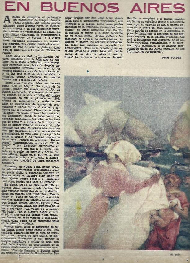 LAMINA 35834: El baño, por Sorolla