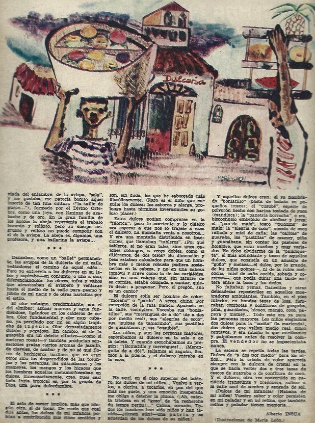 LAMINA 35818: Ilustracion Dulceria