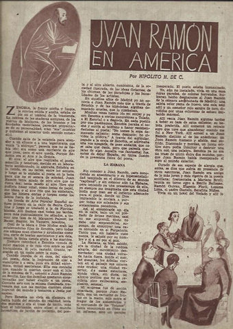 LAMINA 35819: Ilustraciones para Juan Ramon en America