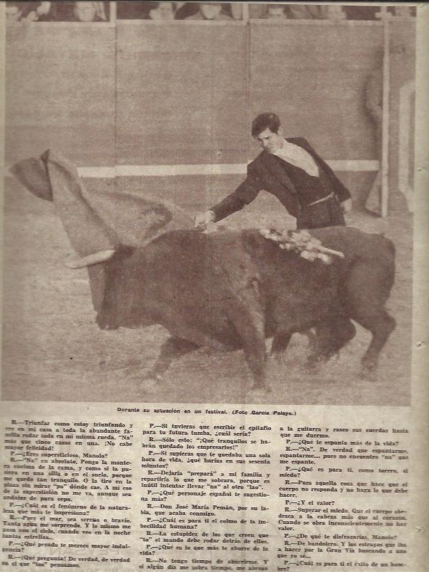 LAMINA 35860: El Cordobes en un festival taurino