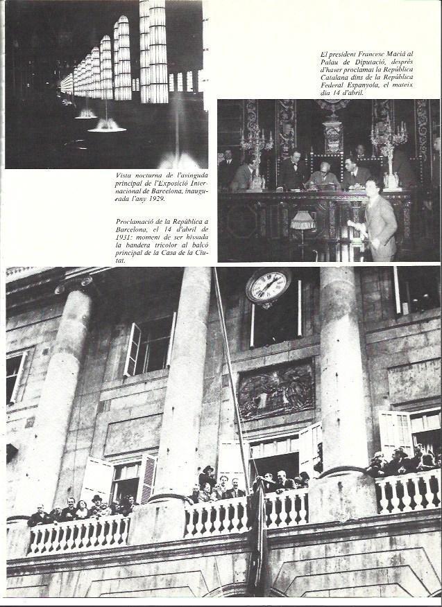 LAMINA 35887: Procalamacion de la Republica en Barcelona en 1931