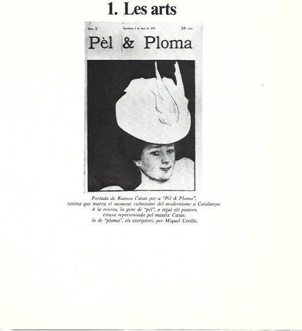 LAMINA 35888: Portada de Ramon Casas para Pel y Ploma