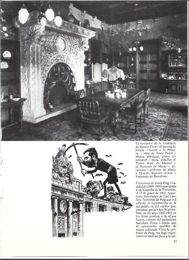 LAMINA 35893: Comedor de la casa de Ramon Casas