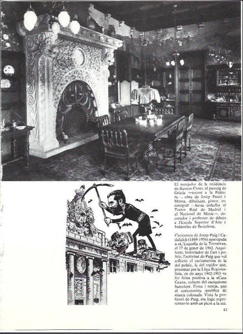 LAMINA 35893: Comedor de la casa de Ramon Casas