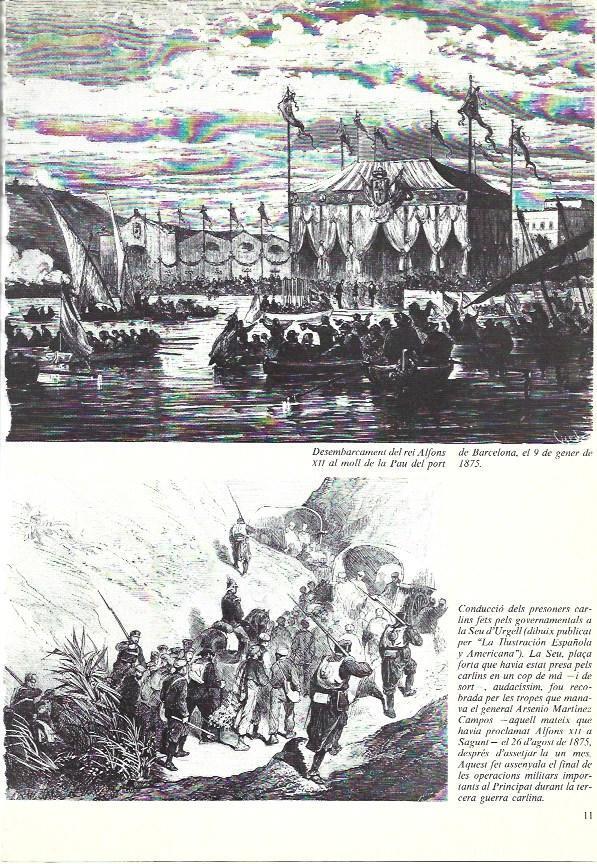 LAMINA 35880: Desembarco en Barcelona de Alfonso XII en 1875