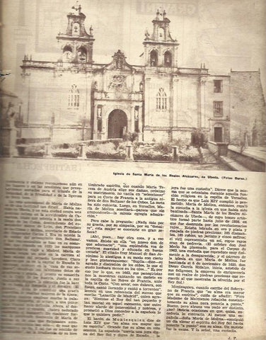 LAMINA 35867: Santa Maria de los Reales Alcazares en Ubeda