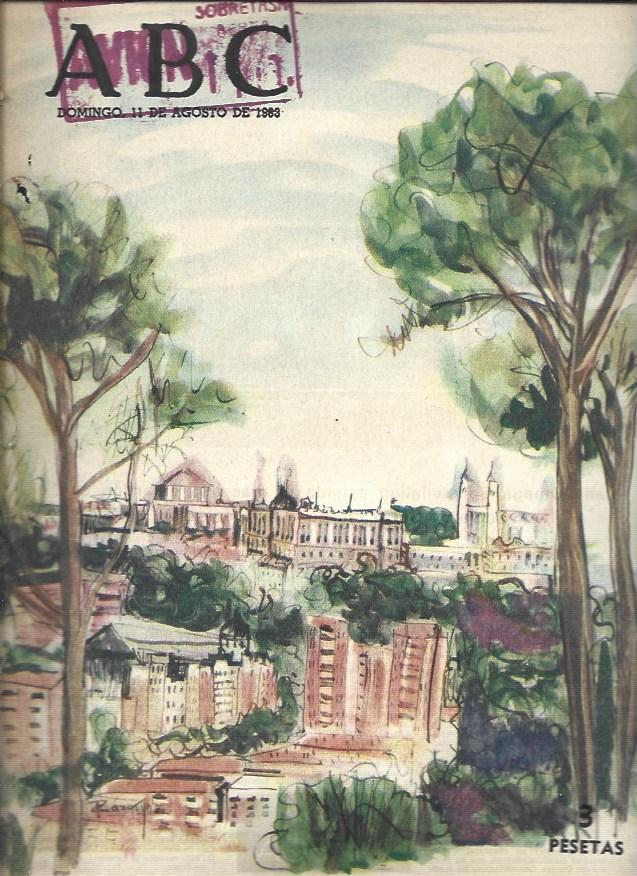 LAMINA 35869: Portada ABC de 11 de agosto de 1963