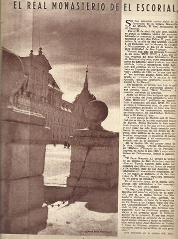 LAMINA 35870: Detalle del Monasterio de El Escorial