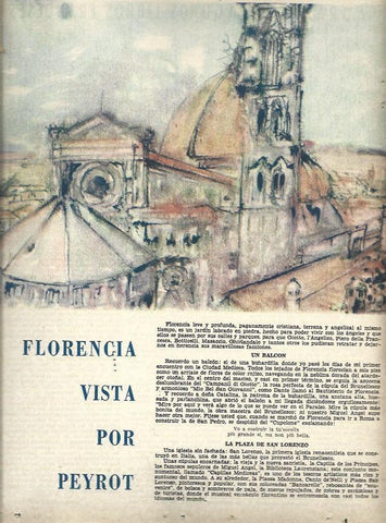 LAMINA 35871: Florencia vista por Peyrot