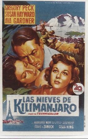 POSTAL A6167: Las nieves del Kilimanjaro