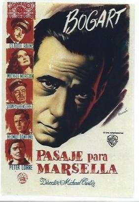POSTAL A6198: Pasaje para Marsella