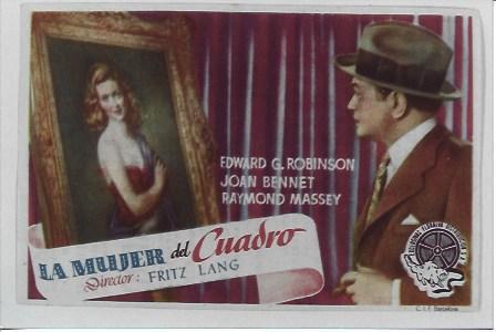 POSTAL A6119: La mujer del cuadro