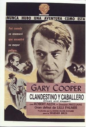 POSTAL A6038: Clandestino y caballero