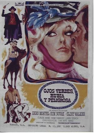 POSTAL A6220: Ojos verdes, rubia y peligrosa