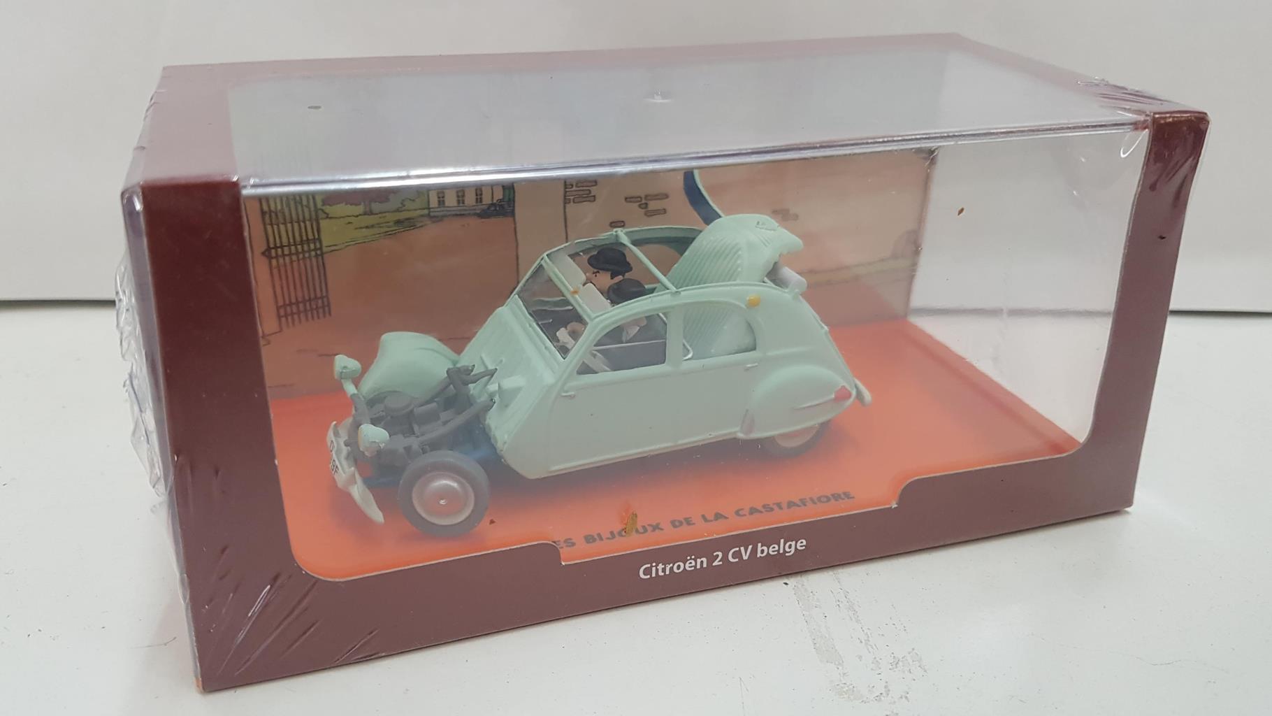 Coleccion Figura TINTIN: CITROEN 2 CV BELGE