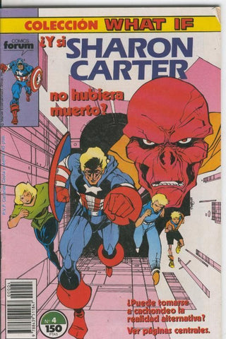 What If volumen 1 numero 04: Capitan America y Sharon Carter (numerado 2 en trasera)