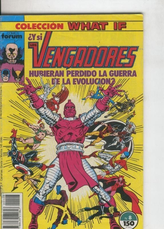 What If volumen 1 numero 08: Los Vengadores (numerado 1 en trasera)